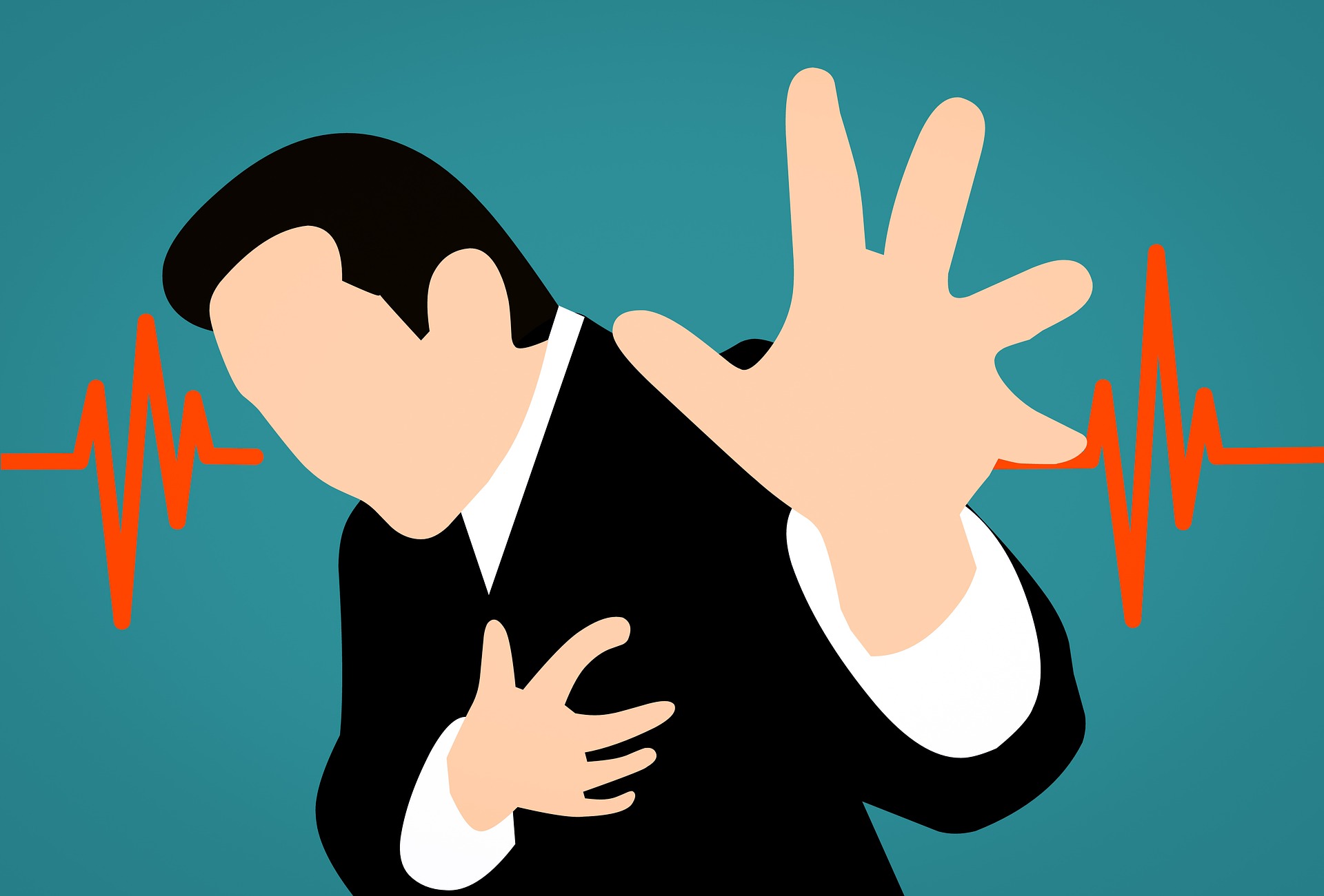 heart attack from surprise application of an indemnity