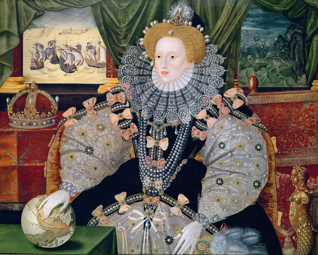 Queen Elizabeth I after defeating the Spanish Armada, c. 1588