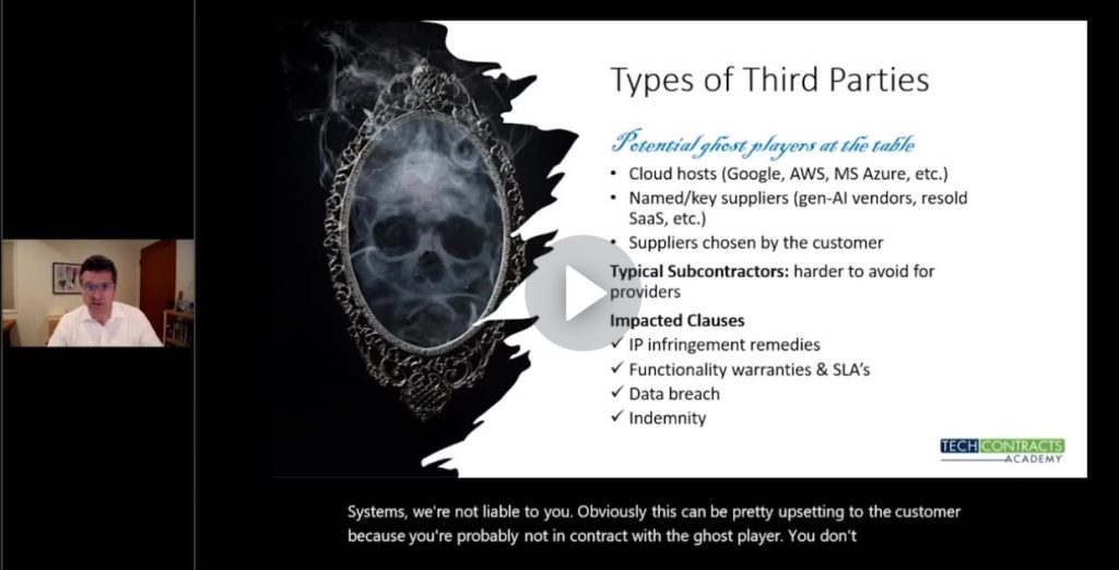 contracts training slide/still from The Tech Contracts Master Class