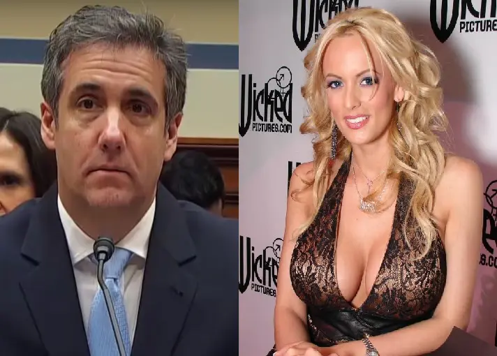 Michael Cohen and Stormy Daniels