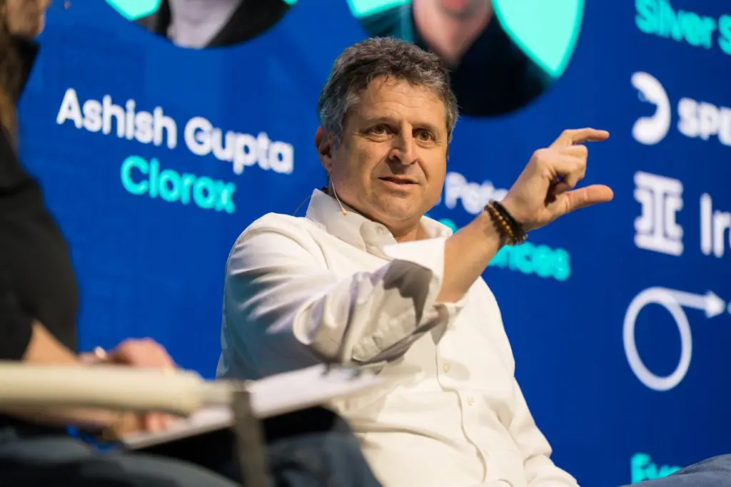 David Tollen on the stage at Art of Procurment's Catalyst–San Francisco